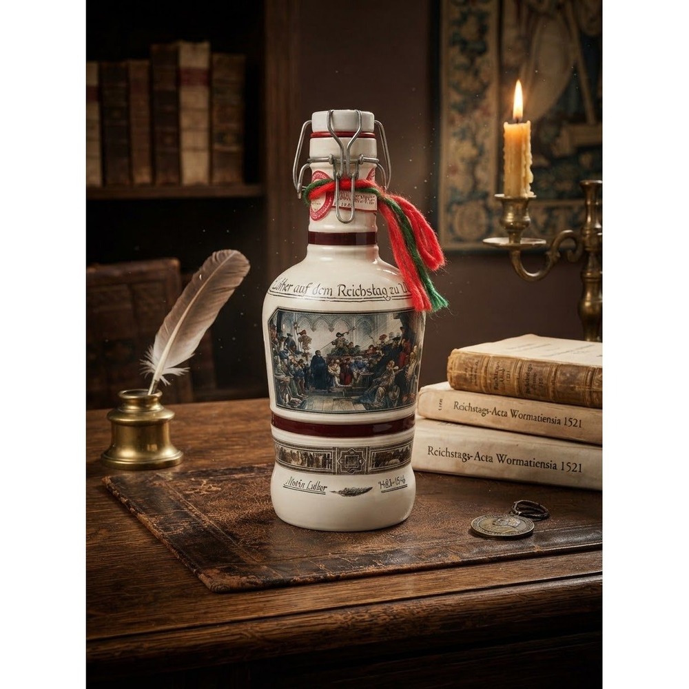 Sailer Fest Martin Luther 2L Ceramic Beer Stein Growler Swing Top Germany